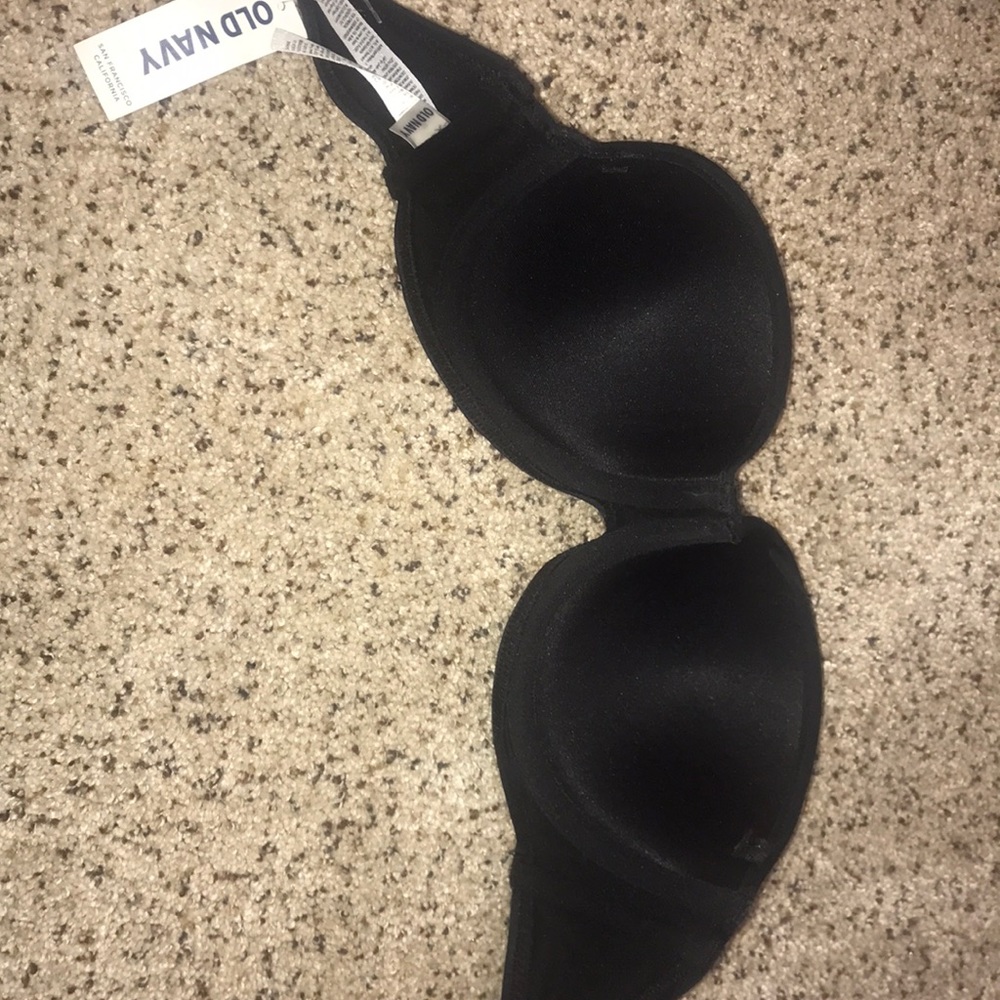 Black strapless bikini top - Picture 2 of 5